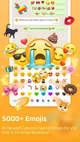 Facemoji Emoji-Tastatur&Design Screenshot 2