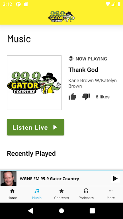 99.9 Gator Country 스크린샷 1