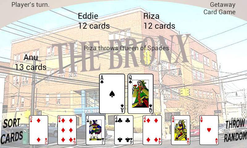Getaway Card Game Screenshot 2