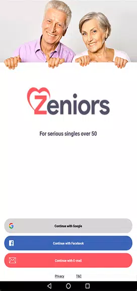 Zeniors - Dating für Singles Screenshot 1