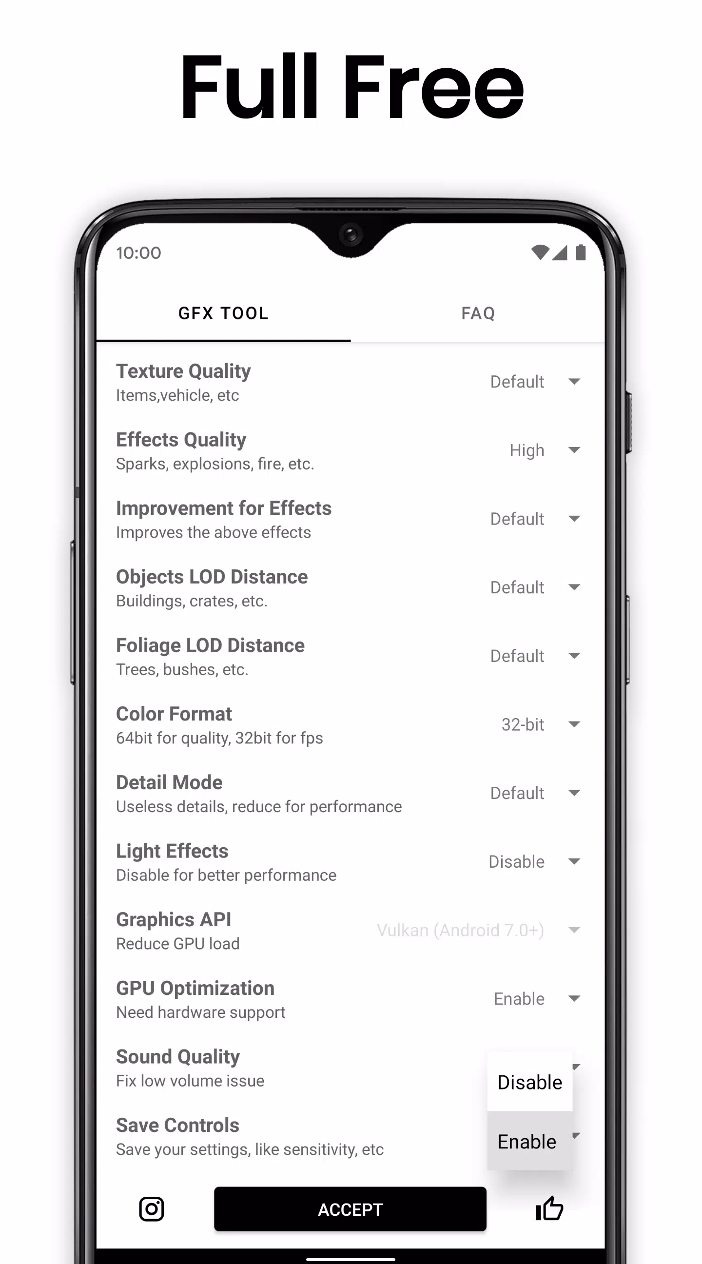 GFX Tool: Launcher & Optimizer स्क्रीनशॉट 4