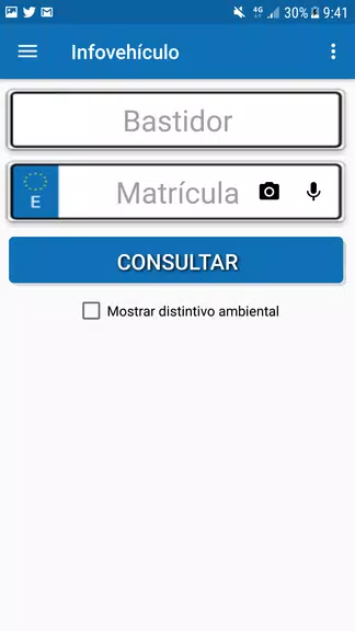 InfovehículoConsultarMatrícula स्क्रीनशॉट 1