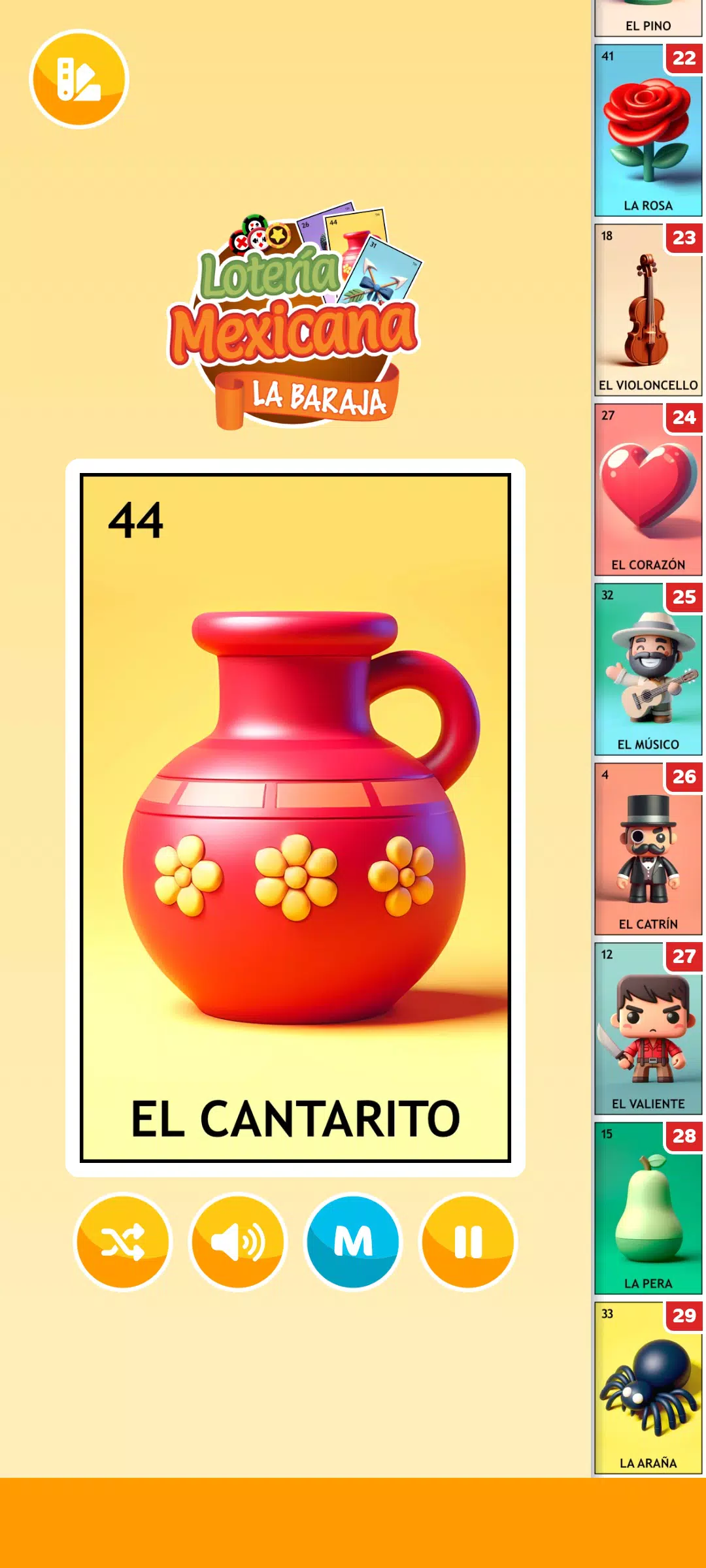 Lotería Mexicana - La Baraja Скриншот 1