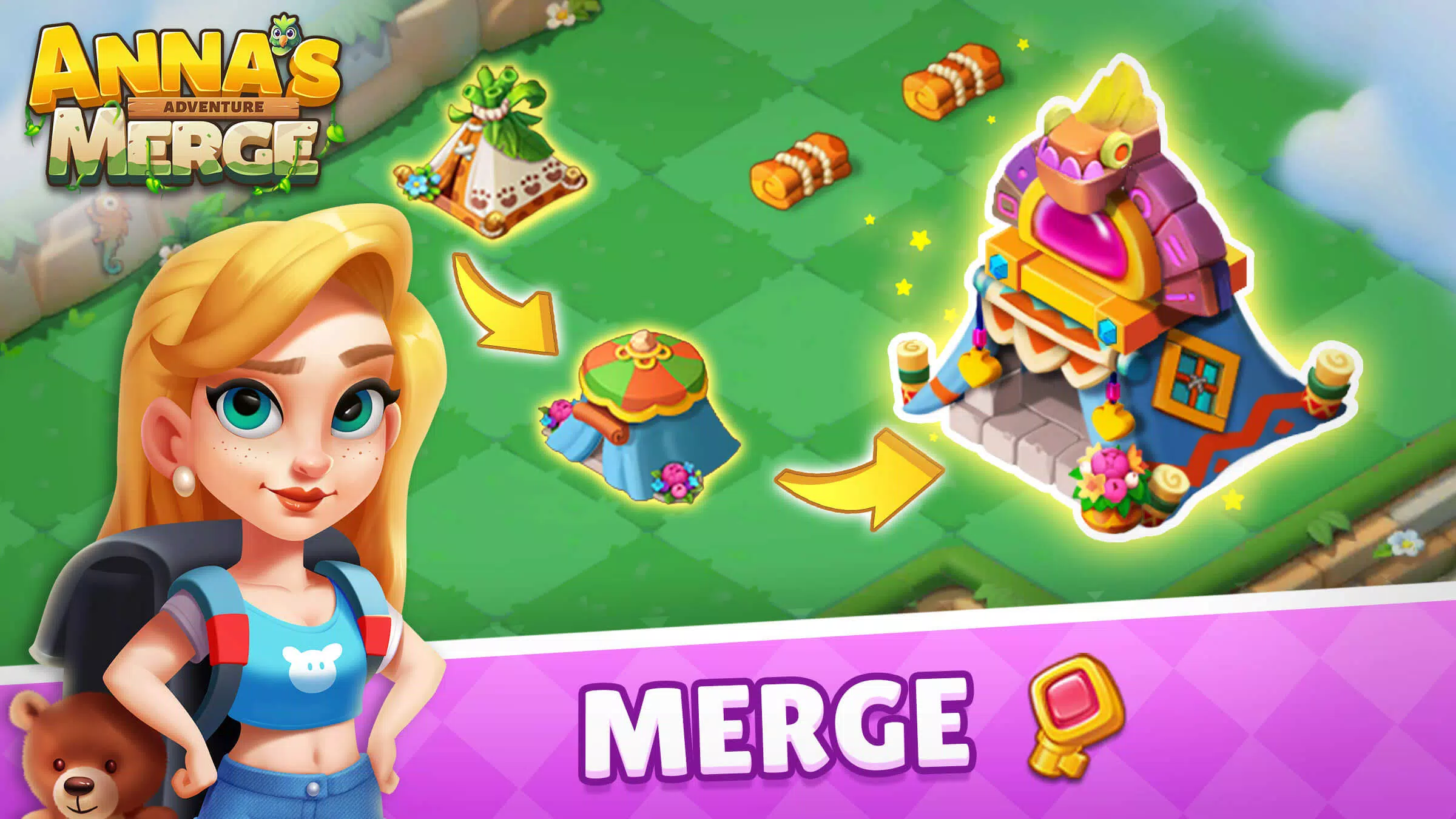 Anna’s Merge Adventure-Offline Screenshot 2