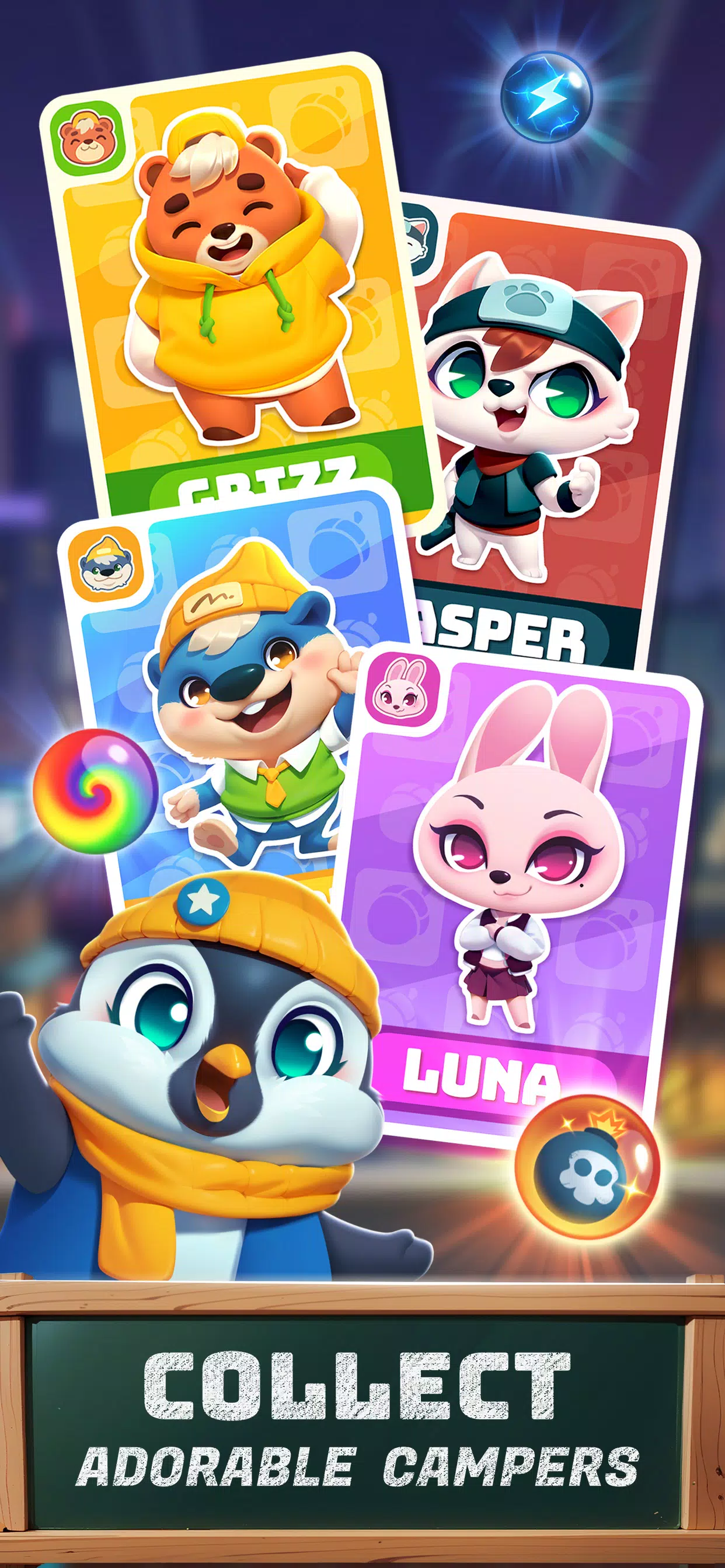 Camp Pop - Bubble Shooter Screenshot 1