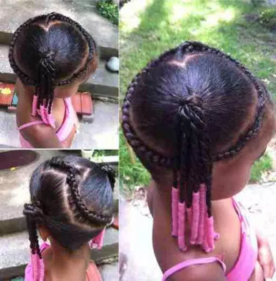 Braid Hairstyle Woman & Child スクリーンショット 1