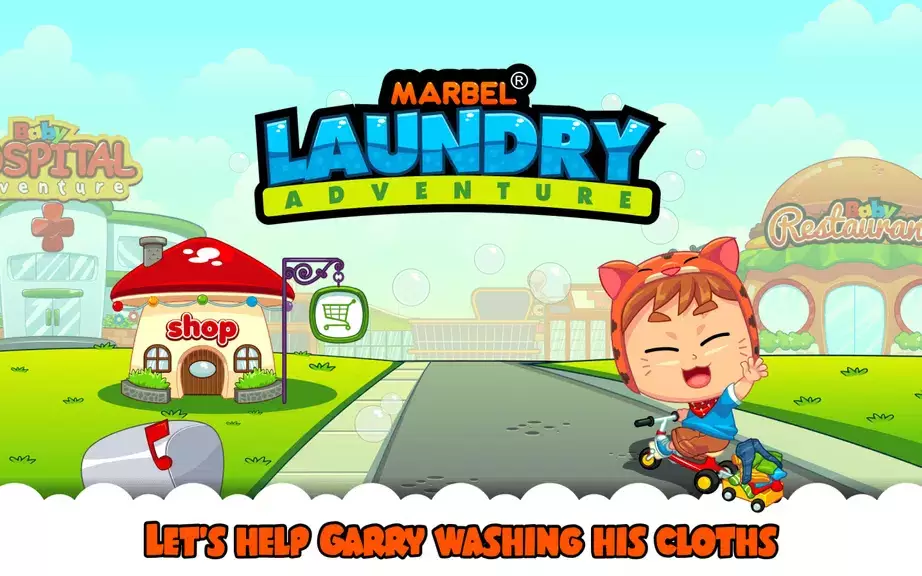 Marbel Laundry - Kids Game Скриншот 1