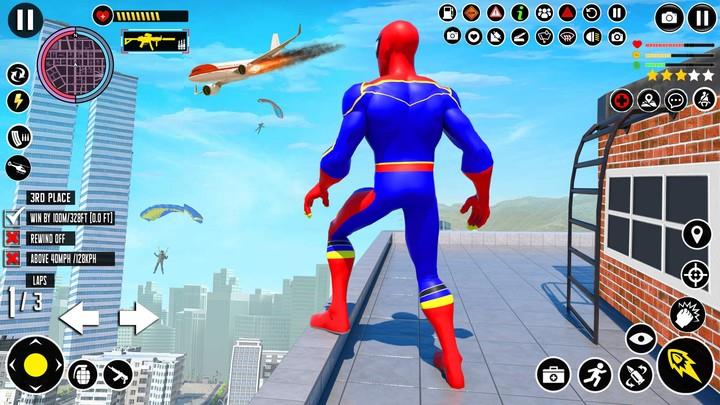 Spider Games: Spider Rope Hero Скриншот 2