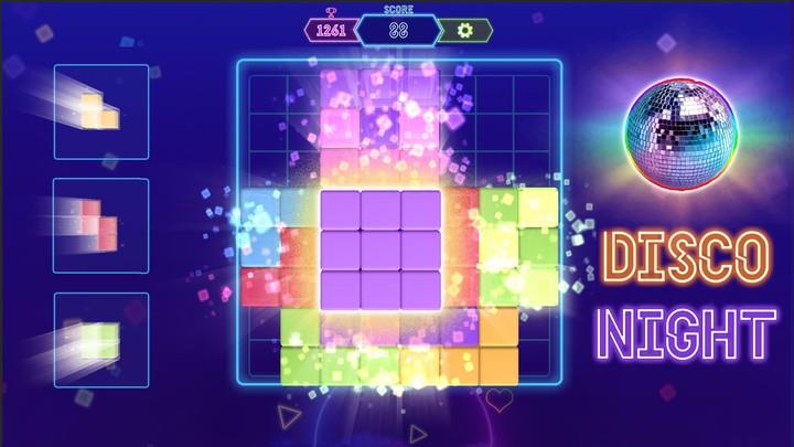 Block Neon 3D : Disco Puzzle Captura de tela 2