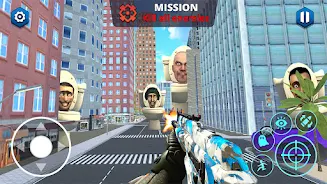 Toilet FPS Shooting: Skibd War Screenshot 1