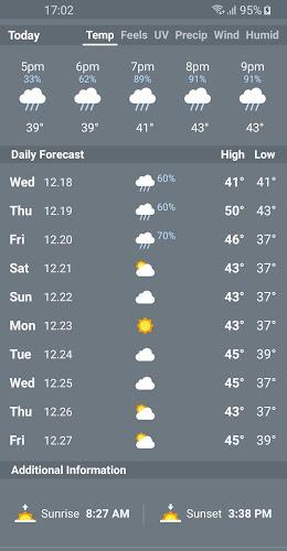 Weather Sky: Weather, Radar スクリーンショット 4