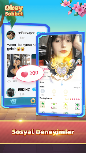 Okey Sohbet: Sesli& 101 Yüzbir應用截圖第2張