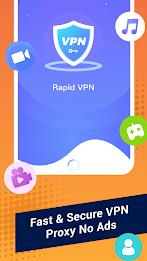 Rapid VPN: Secure VPN Proxy Capture d'écran 1