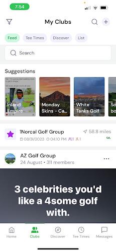 GolfLync Social Media for Golf スクリーンショット 2