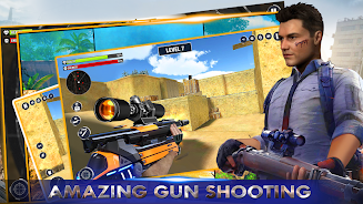 Silent Scope Sniper Shoot Game Captura de pantalla 4