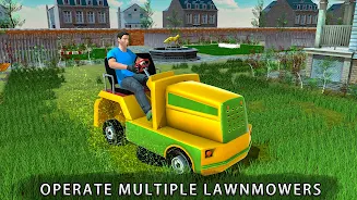 Mowing Simulator Grass Cutting Screenshot 2