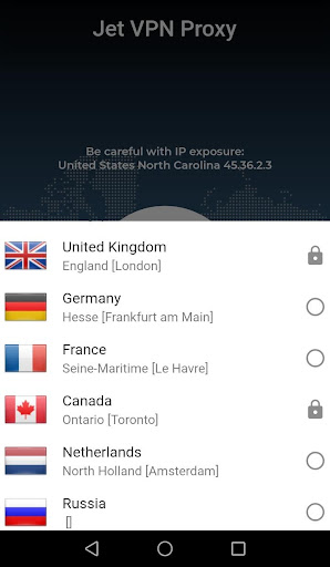 VPN Jet - Connectalbe Trustly!應用截圖第2張