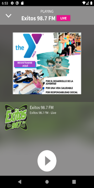 Exitos 98.7 Captura de pantalla 3