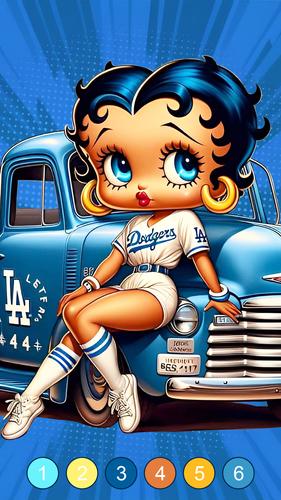 Betty Boop Vintage Coloring應用截圖第2張