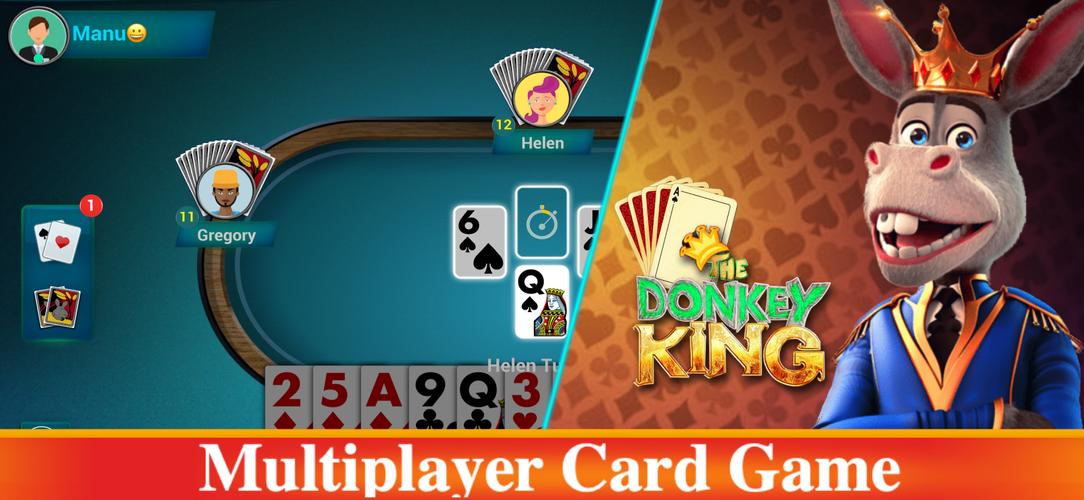 Donkey King: Donkey card game Screenshot 1