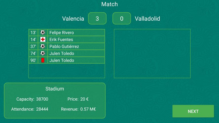 Football Team Manager Captura de pantalla 3