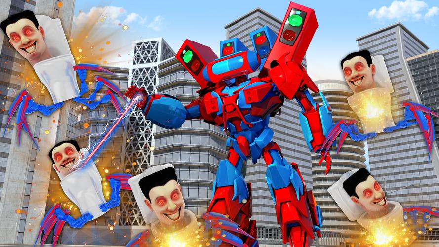 Toilet Monster Robot Games應用截圖第1張