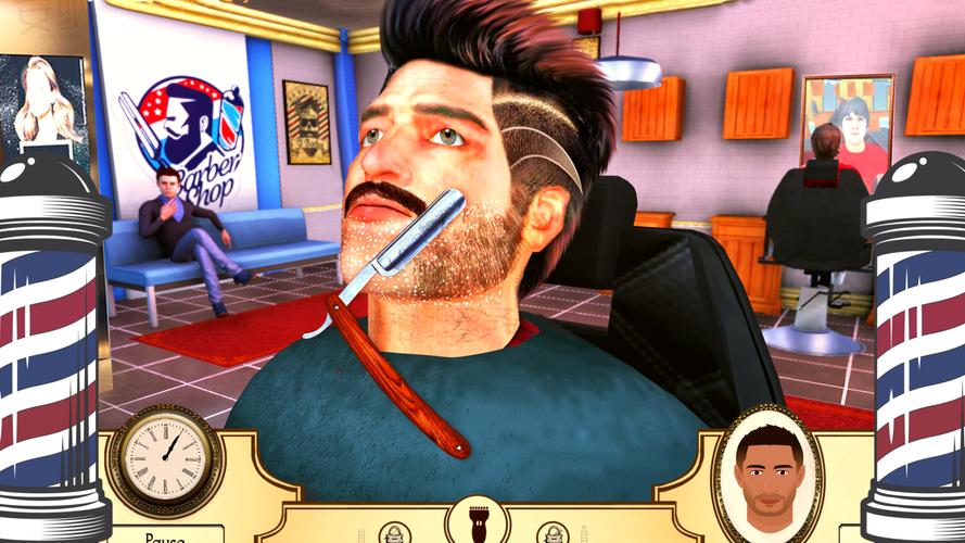 Real Barber Haircutting Shop Screenshot 4