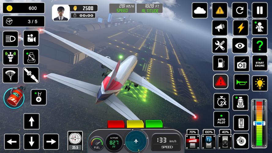 Pilot Flight Simulator Games 스크린샷 3