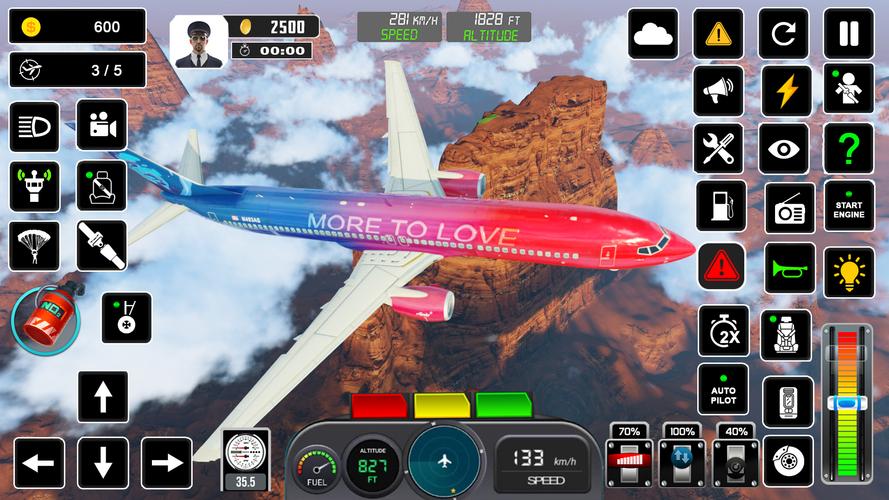 Pilot Flight Simulator Games 스크린샷 4