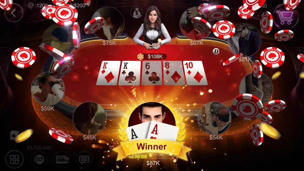 ไพ่เท็กซัสฉบับมือโปรไทย HD – Artrix Poker Capture d’écran 1
