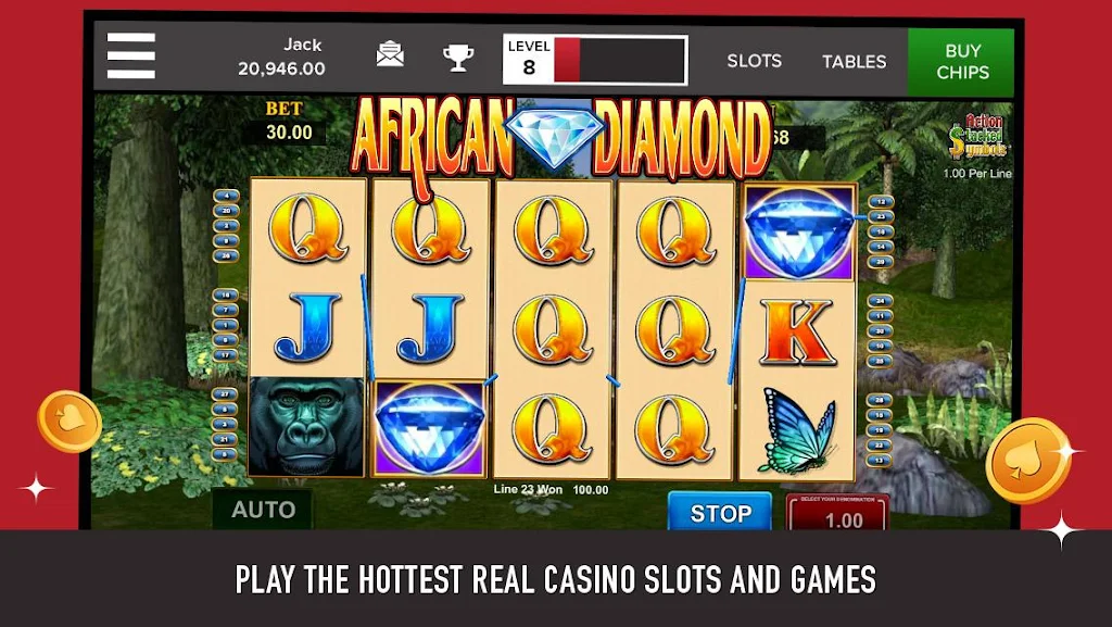 PlayJACK Slots Captura de tela 2