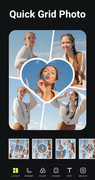 Photo Collage Maker&Grid Video Screenshot 1