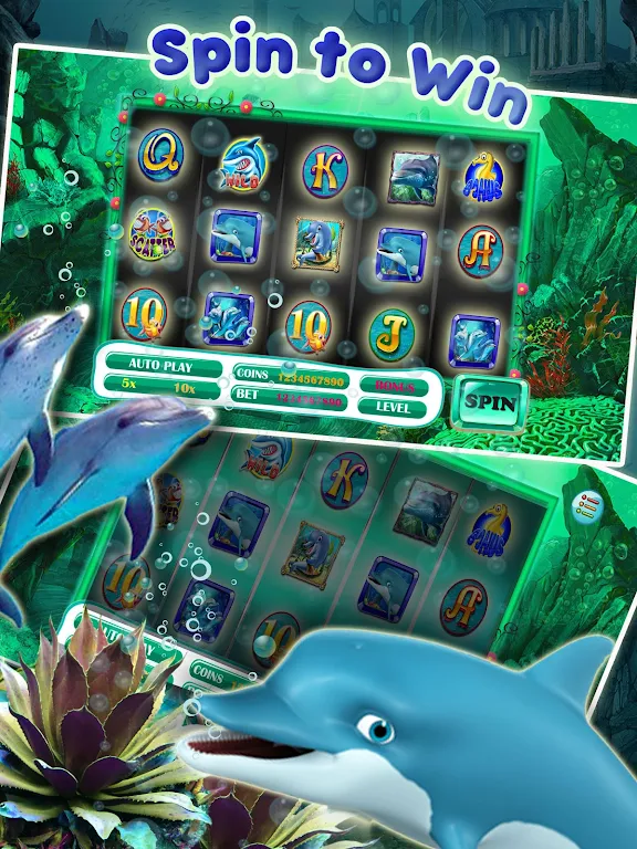 Lucky Dolphin Slots: Free Casino Slot Machines应用截图第2张