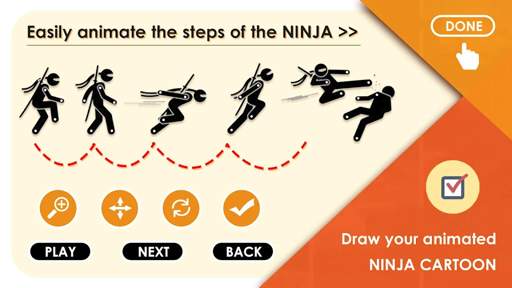 Animated Ninja Cartoon Maker應用截圖第2張