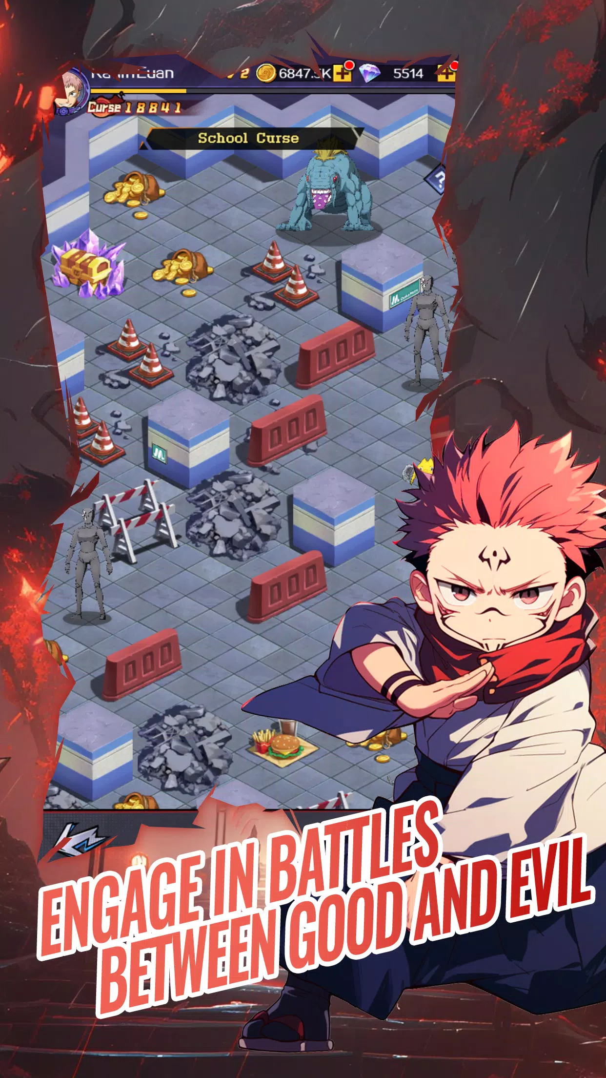 Jujutsu Masters: Cursed Rivals 스크린샷 3