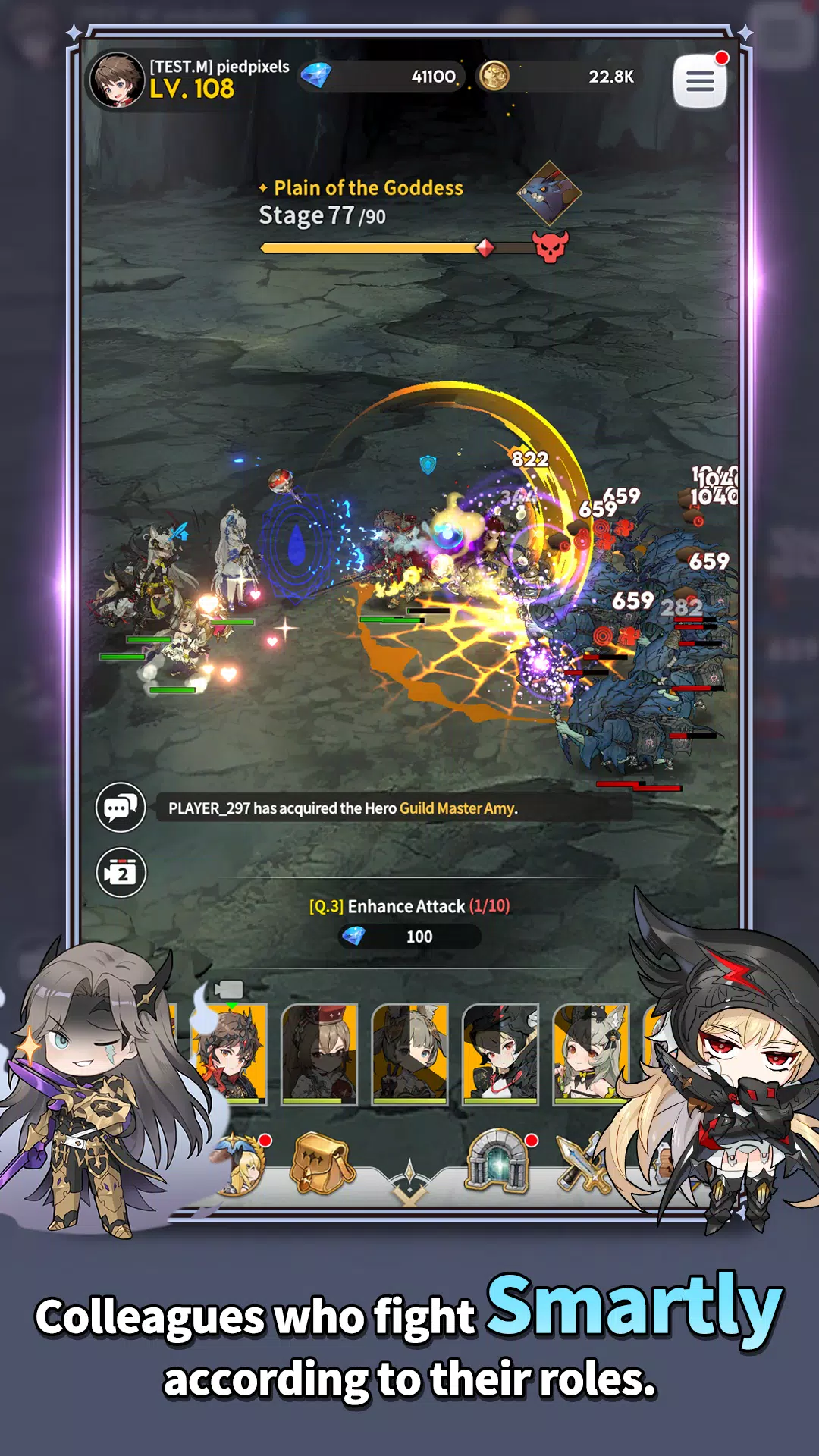 GranSagaIdle: KNIGHTSxKNIGHTS Screenshot 3
