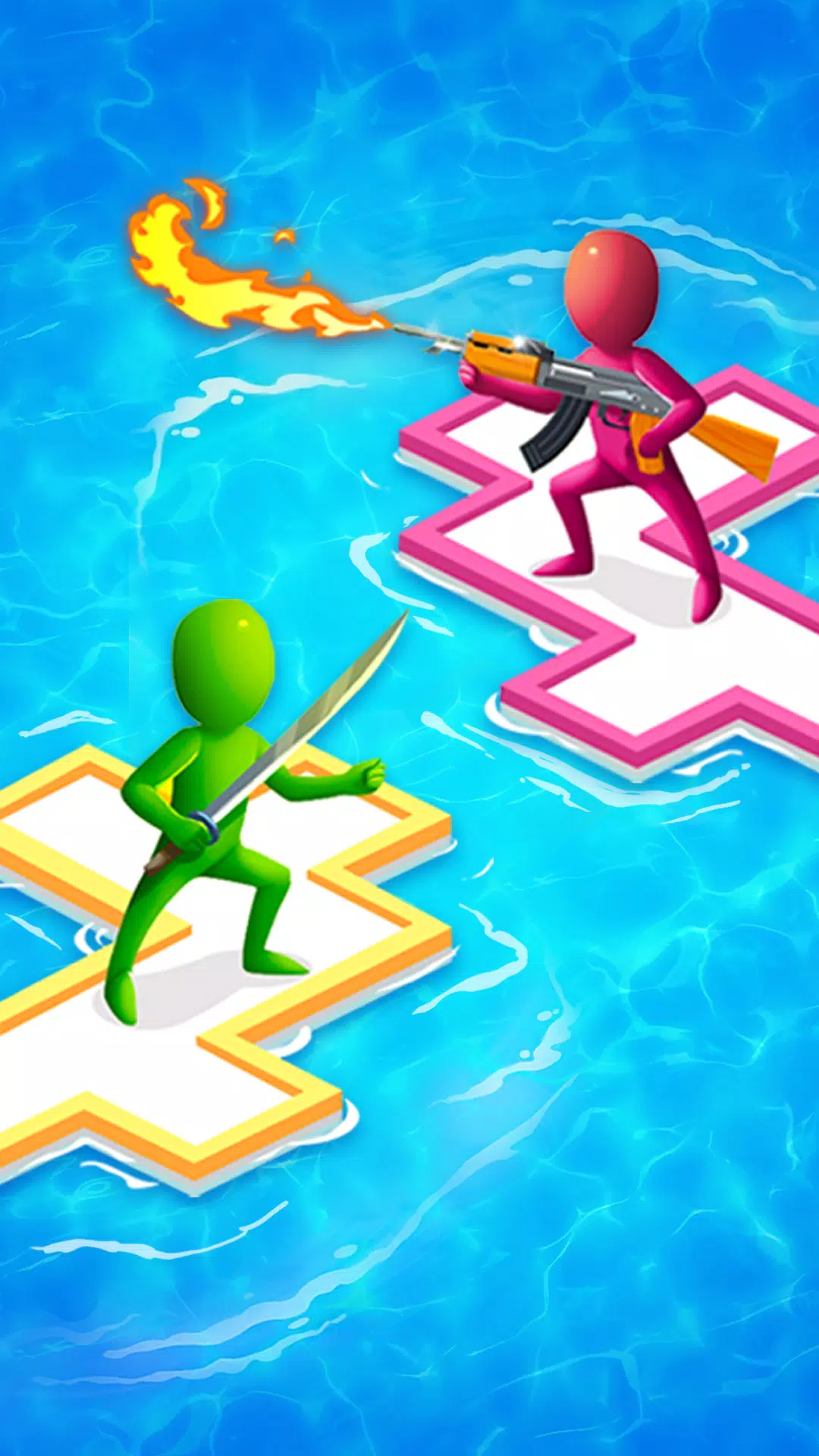 Raft Defense: Crazy Sea Battle スクリーンショット 1