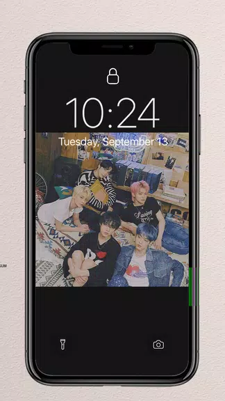 TXT Wallpaper & HD Photo Captura de pantalla 4