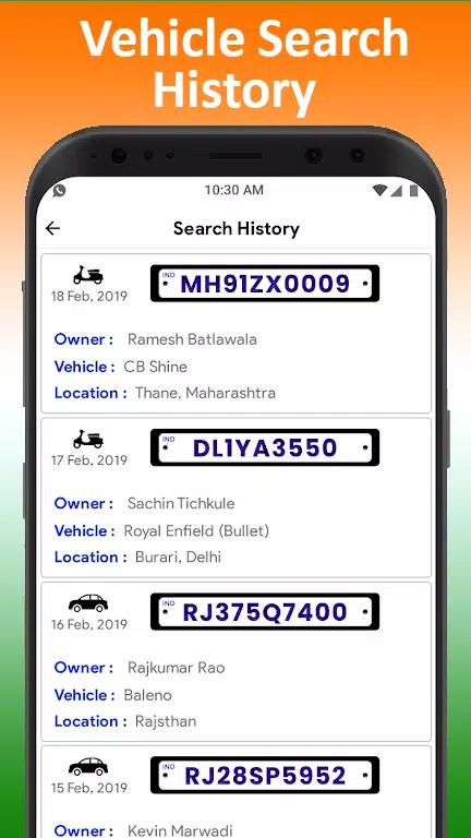 All Vehicle Information app スクリーンショット 4