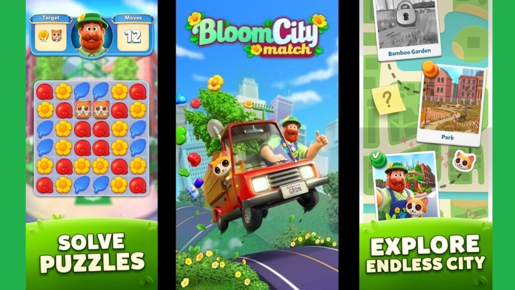 Rovio Soft 在 Android 上推出 Bloom City Match，一款三消遊戲