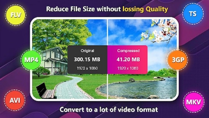 Compress Video – Video Resizer Capture d’écran 1