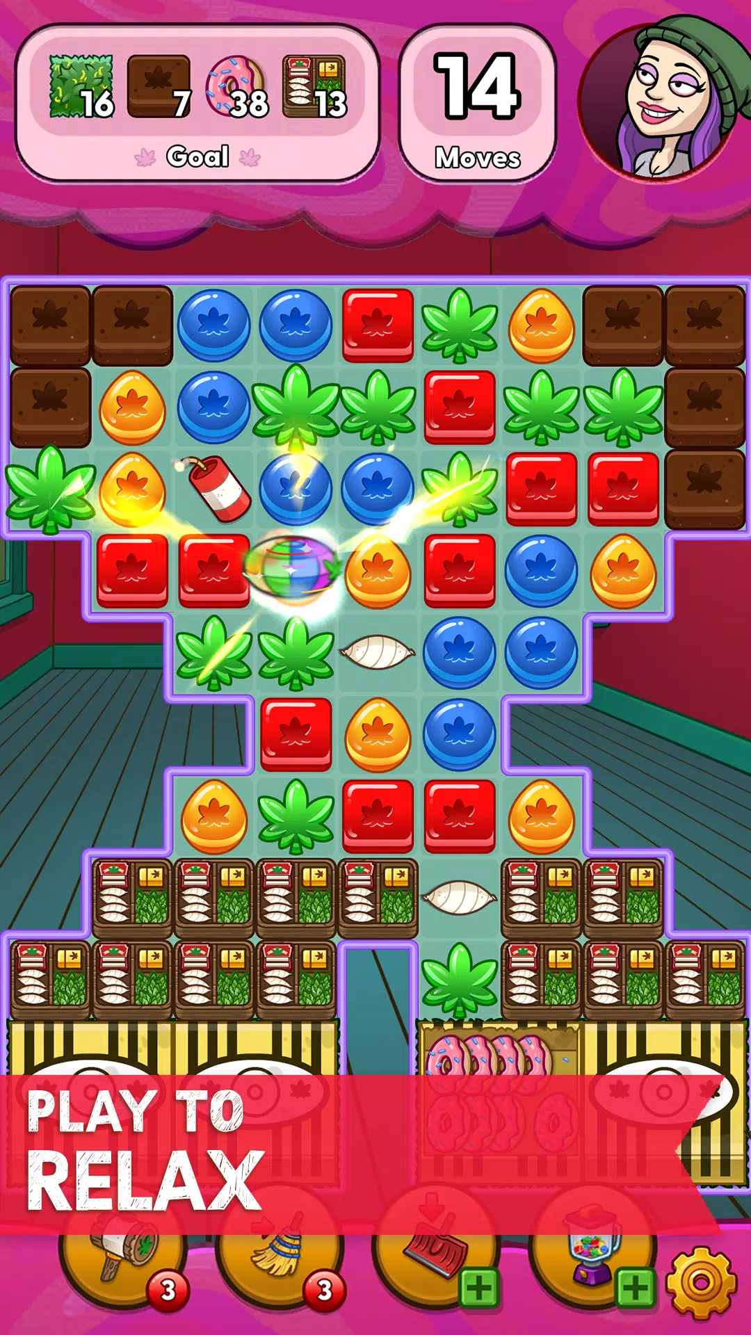Bud Farm: Munchie Match スクリーンショット 3