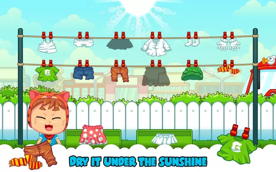Marbel Laundry - Kids Game Скриншот 4