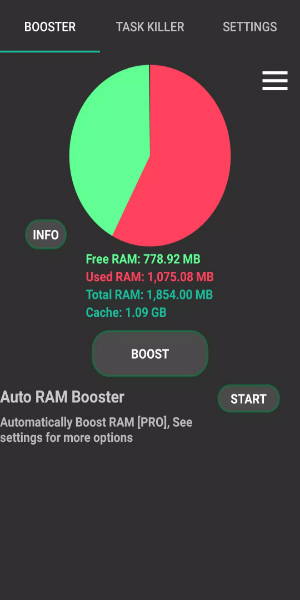 RAM Booster eXtreme Speed應用截圖第1張