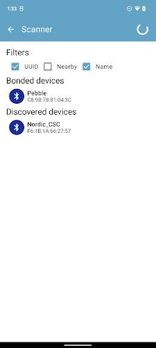 nRF Toolbox for Bluetooth LE Screenshot 2