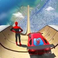 Spider Superhero Car Stunts: Car Driving Simulator