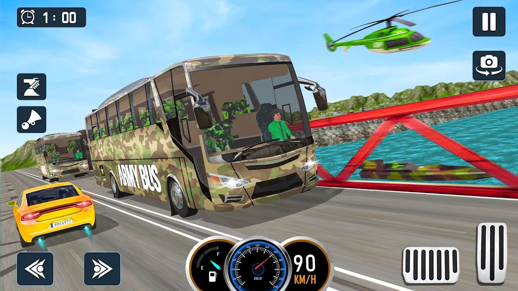 Army Bus Game Army Driving スクリーンショット 4