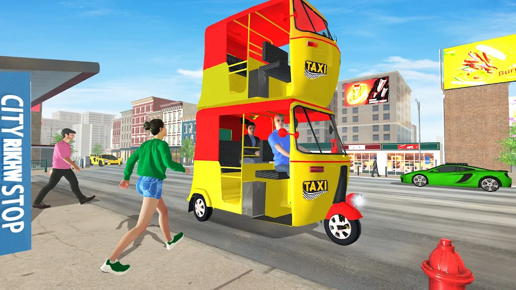 Grand Tuk Tuk Rickshaw Game Screenshot 2