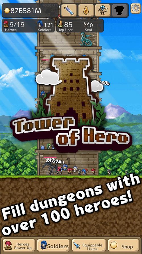 Tower of Hero Captura de tela 1