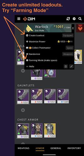 Destiny Item Manager Capture d'écran 4